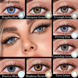 Obbty 1 Pair Colorcon Colored Contact Lenses for Eyes Blue Lenses Green Eye Lenses Gray Lenses Natural Lenses Dark Lenses