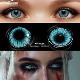 Obbty EYESHARE Cosplay Color Contact Lenses For Eyes 2pcs Anime Colored Lenses Green Multicolored Lenses Contact Lens Beauty Makeup