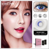 Obbty EYESHARE Color Contact Lenses For Eyes GALAXY Series Colored Lenses Blue Purple Multicolored Lenses Contact Lens Beauty Makeup