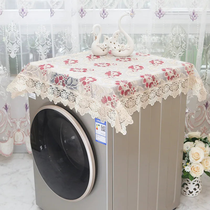 Obbty Drum Washing Machine Cover Funda Lavadora Carga Frontal Mini Washing Machine Dustproof Towel Table Cover Cloth Tablecloth