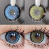 Obbty 1 Pair Color Contact Lenses for Eyes Natural Brown Lenses Beauty Fashion Monet lense Blue Lenses Green Eye Contact