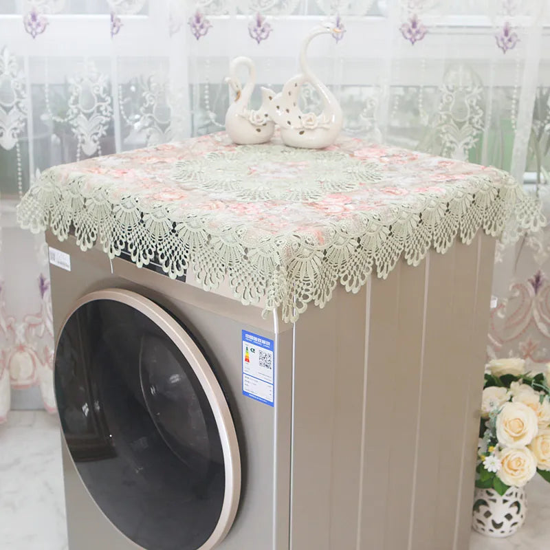 Obbty Drum Washing Machine Cover Funda Lavadora Carga Frontal Mini Washing Machine Dustproof Towel Table Cover Cloth Tablecloth