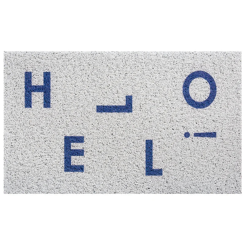 Obbty Fashion Entrance Door Mat Carpet Non-slip Kitchen Mat Bathroom Mat Silk Loop Freely Cuttable Mats Carpet Home Hallway Door Mats