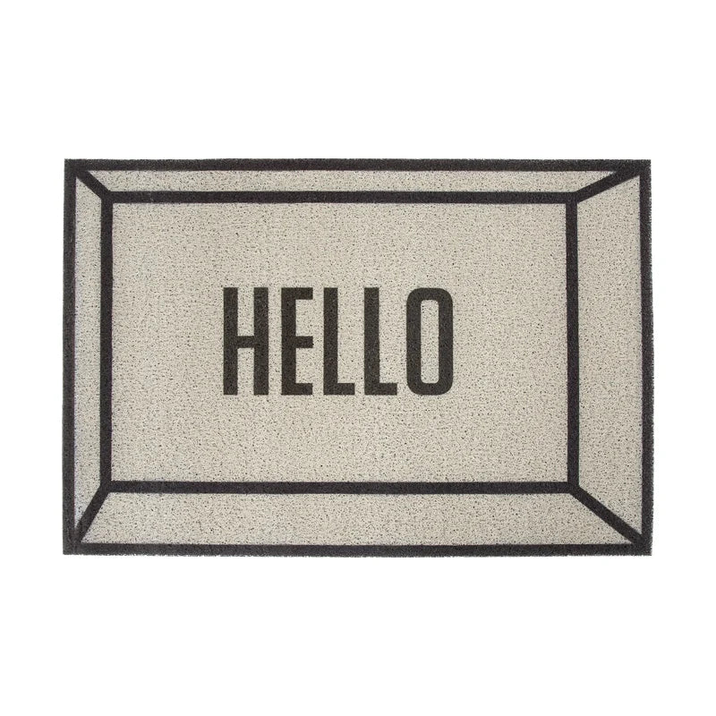 Obbty Fashion Entrance Door Mat Carpet Non-slip Kitchen Mat Bathroom Mat Silk Loop Freely Cuttable Mats Carpet Home Hallway Door Mats