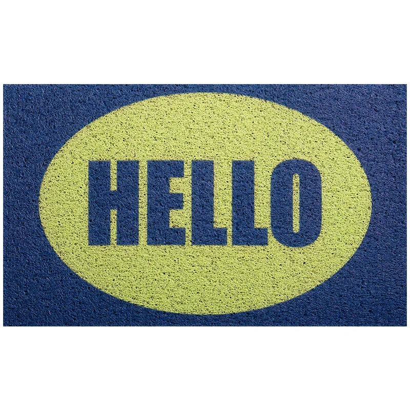 Obbty Fashion Entrance Door Mat Carpet Non-slip Kitchen Mat Bathroom Mat Silk Loop Freely Cuttable Mats Carpet Home Hallway Door Mats