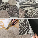 Obbty Ins Doormat Non-Slip Waterproof Dustproof Carpet Hallway Bath Mat PVC Kitchen Mat Can Be Cut Custom Indoor Home Entrance Doormat