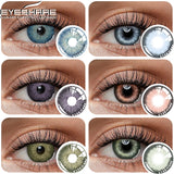 Obbty Contact Lenses For Eyes Color Contacts Lenses 2pcs Blue Green Purple Colored Lenses Yearly Women Makeup Color Lens Eyes