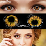 Obbty EYESHARE Cosplay Color Contact Lenses For Eyes 2pcs Anime Colored Lenses Green Multicolored Lenses Contact Lens Beauty Makeup