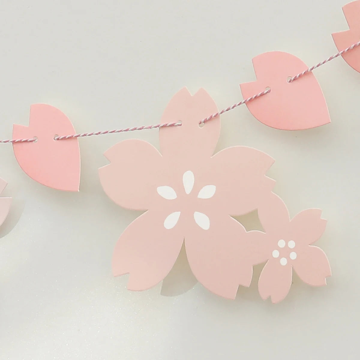 Obbty 1PC Cherry Blossom Pink Flag Party Decoration Room Wall Layout