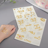 Obbty 2pcs Bride Wedding Bachelor Party Tattoo Sticker Team Bride to Be Hot Stamping Sticker