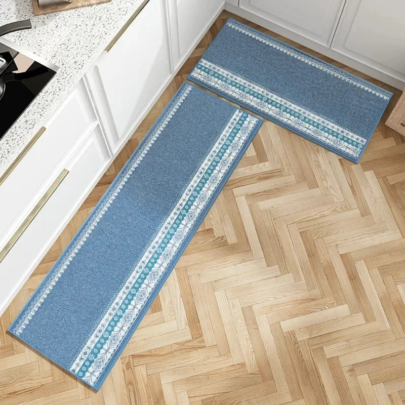 Obbty Long Kitchen Mat Bath Carpet Floor Mats Home Entrance Doormat Absorbent Living Room Bathroom Printed Rug alfombra cocina