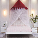 Obbty Princess Style Dome Mosquito Net Girl's bedroom Cellular Network Single Double Bed Mosquito Net Large Space Mosquito Net