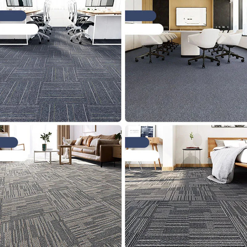 Obbty Simple Splicable Office Commercial Carpet Anti-slip Wear-resistant Easy To Clean Living Room Carpets for Bedroom Rug Floor Mats