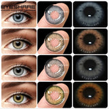 Obbty EYESHARE 1 Pair Natural Contact Lenses Colored Contact Lenses for Eyes Beauty Essential Color Lens Eyes Cosmetics Contact Lens