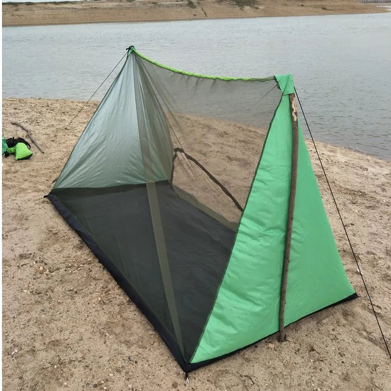 Obbty Waterproof Oxford Bottom Camping Sleep Tent Foldable Portable Ourdoor Anti Insect Mosquito Tents Hiking Rest Anti-mosquito Net