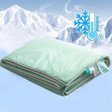 Obbty Cool Blanket for Bed Smooth Double Side Cold & Cooling Fabric Summer Quilts Silky Breathable Air Condition Comforter Queen Quilt