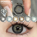 Obbty D'ORELLA 1Pair Colored Contact Lenses for Eyes Natural Eye Lenses Gray Contact Lenses Blue Lenses Green Eye Lenses Fast Delivery