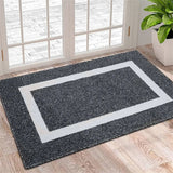 Obbty Home Entrance Door Mats Absorbent Bathroom Foot Mat Non-slip Quick Drying Bath Rug Washable Rug Floor Carpet For Kitchen