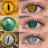 Obbty 1 Pair Cosplay Contact Lenses for Eyes Halloween Cat Eye Contacts Anime Accessories Snake Eye Lenses Lizard Lenses