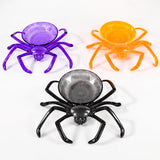 Obbty 1pc Halloween Spider Shaped Fruit Candy Plate Snack Cookie Tray Kids Trick Or Treat Gift Basket Halloween Party Home Table Decor