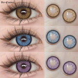 Obbty 1 Pair Korean Lenses Colored Contact Lenses for Eyes Big Eye Lenses Brown Lenses Blue Eye Lenses High Quaility Lense