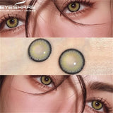 Obbty EYESHARE 1 Pair Natural Contact Lenses Colored Contact Lenses for Eyes Beauty Essential Color Lens Eyes Cosmetics Contact Lens