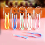 Obbty Color Contact Lens Case Clip Stick Tweezers Combination Box Piece Clip Set for lenses random color Case