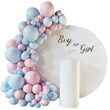 Obbty 110pcs Baby Pink Balloon Garland Baby Shower Ballon Arch Gender Reveal Macaron Blue Valentine's Day Birthday Party Wedding Decor