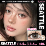 Obbty 1pair New Color Contact Lenses for Eyes Natural Blue Eye Lenses Purple Lenses Gray Eye Contacts Brown Eye Lens Yearly