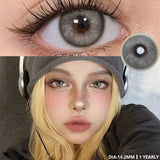 Obbty Natural Colored Contact Lenses for Eyes 1Pair Green Eye Lenses Blue Eye Contacts Brown Lenses Yearly Korean Gray Pupils