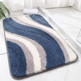 Obbty Bathroom Absorbent Carpet Modern Minimalist Thickened Small Carpet Home Door Rubber Non-Slip Skin-Friendly No Shedding Floor Mat