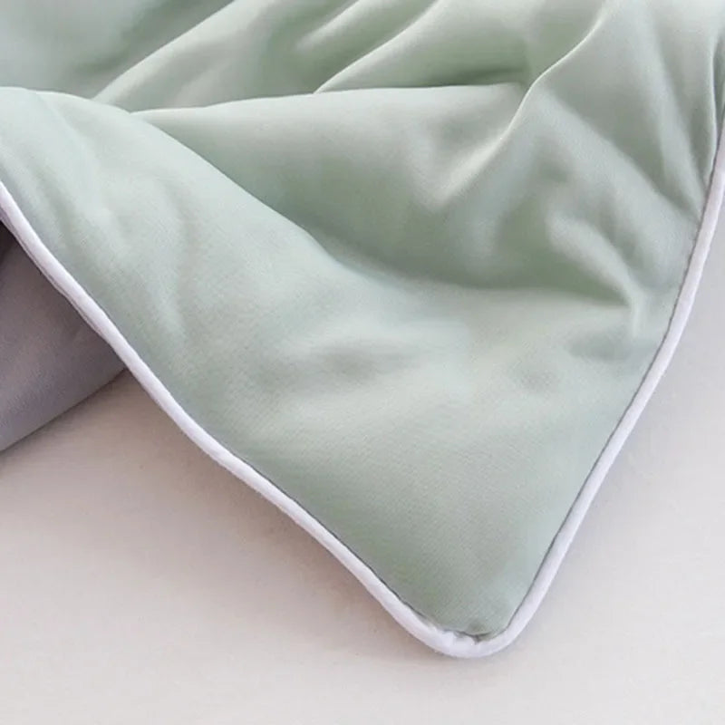 Obbty New Cold Fiber Cooling Quilt Summer Cool and Heat-absorbing Heat Air Conditioner Comforter Soft Cool But Not Icy Queen Blanket