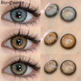 Obbty 1 Pair Colorcon Korean Lenses Colored Contact Lenses for Eyes Big Eye Lenses Pink Lenses Blue Eye Lenses