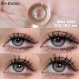 Obbty 1 Pair Colorcon Korean Lenses Colored Contact Lenses with Degree Myopia Lenses Blue Eye Lenses Green Lenses Natural