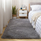 Obbty Simple Solid Color Silk Wool Carpet Sofa Cover Bedroom Bedside Full Long Blanket Window Cushion