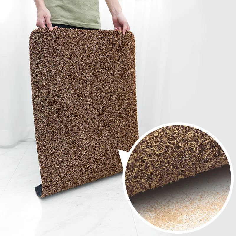 Obbty Home Floor Anti-dirty Mat Entrydoor Scraping Mud Dusting Balcony Aisle Hallway Mat Wear-resistant Rub-resistant Non-slip Carpet