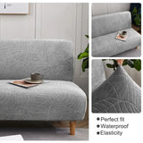 Obbty Delicacy Jacquard Sofa Bed Cover Strecth Sofa Cover For Living Room Modern Futon Cover Washable Sofa Covers For Home Hotel