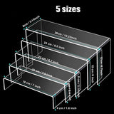 Obbty Acrylic Display Rack Transparent Shoe Rack U-shaped Hand Made Model Doll Display Risers Shelf Candy Dessert Table Decorations