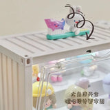 Obbty Container Blind Box Storage Box Acrylic Dustproof Cabinet Household Transparent Display Stand