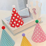 Obbty 11PCS Birthday Party Trumpet Birthday Hat Cute Color