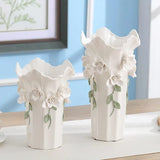 Obbty 3D Ceramic Vase Home Decor Creative Design Porcelain Decorative Flower Vase For Wedding Decoration