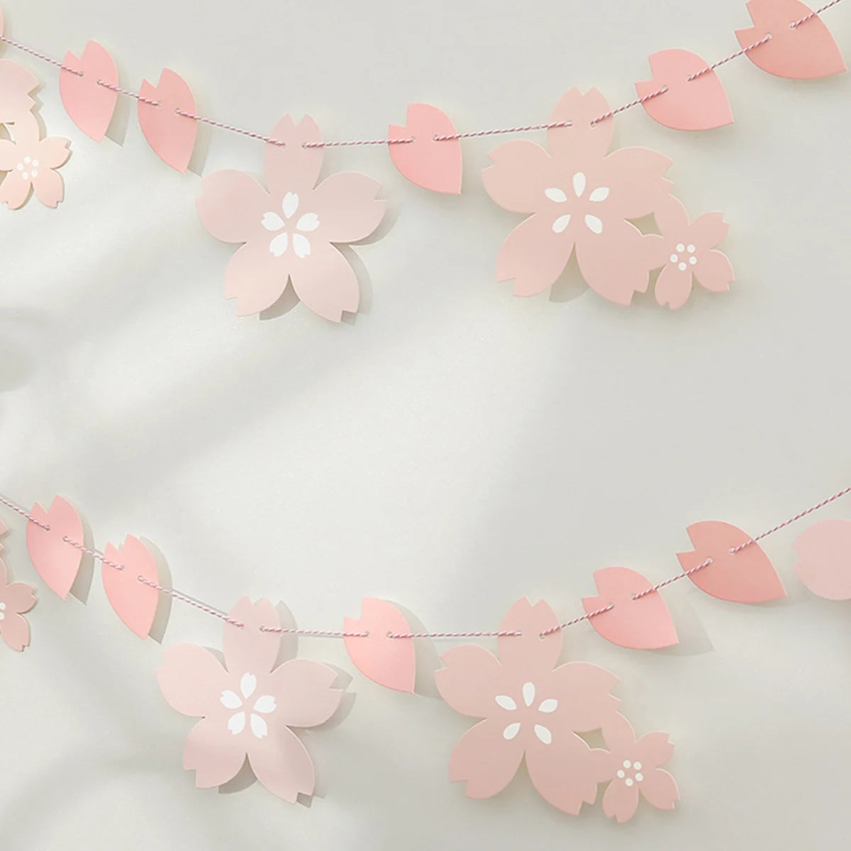 Obbty 1PC Cherry Blossom Pink Flag Party Decoration Room Wall Layout