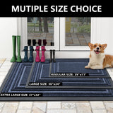 Obbty  Entry Door Floor Mat Natural Rubber Anti-dirt Low Profile Carpet Heavy Kitchen Non Slip Rugs House Decor Front Door Mat