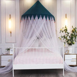 Obbty Princess Style Dome Mosquito Net Girl's bedroom Cellular Network Single Double Bed Mosquito Net Large Space Mosquito Net