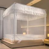 Obbty Princess Design Palace Mosquito Net Dust Baby Anti-drop Bracket Encryption Bed Canopy Large Space 1.7M Height