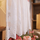 Obbty Korea Sweet Stitching Red Plaid Short Curtains Plaid Lace Half Curtain for Kitchen Coffee Shop