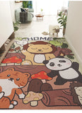 Obbty Entrance Rug Cartoon Cutable Wire Loop Small Floor Mat Non-slip Bottom Environmentally Friendly Material PVC Dust Removal Carpet