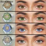 Obbty 1 Pair Colored Contact Lenses for Eyes Brown Eye Lenses Gray Contact Green Eye Lenses Blue Lenses High Quality Lens