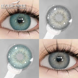 Obbty Colorful Contact Lenses for Eyes 1pair Fashion Blue Eye Contacts Brown Lenses Gray Pupils Yearly Cosmetic Green Lenses