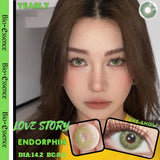 Obbty 1 Pair Lens Korea Colored Contact Lenses for Eye Color Lenses Big Eye Lenses Brown Lenses Blue Eye Lenses Hotsale